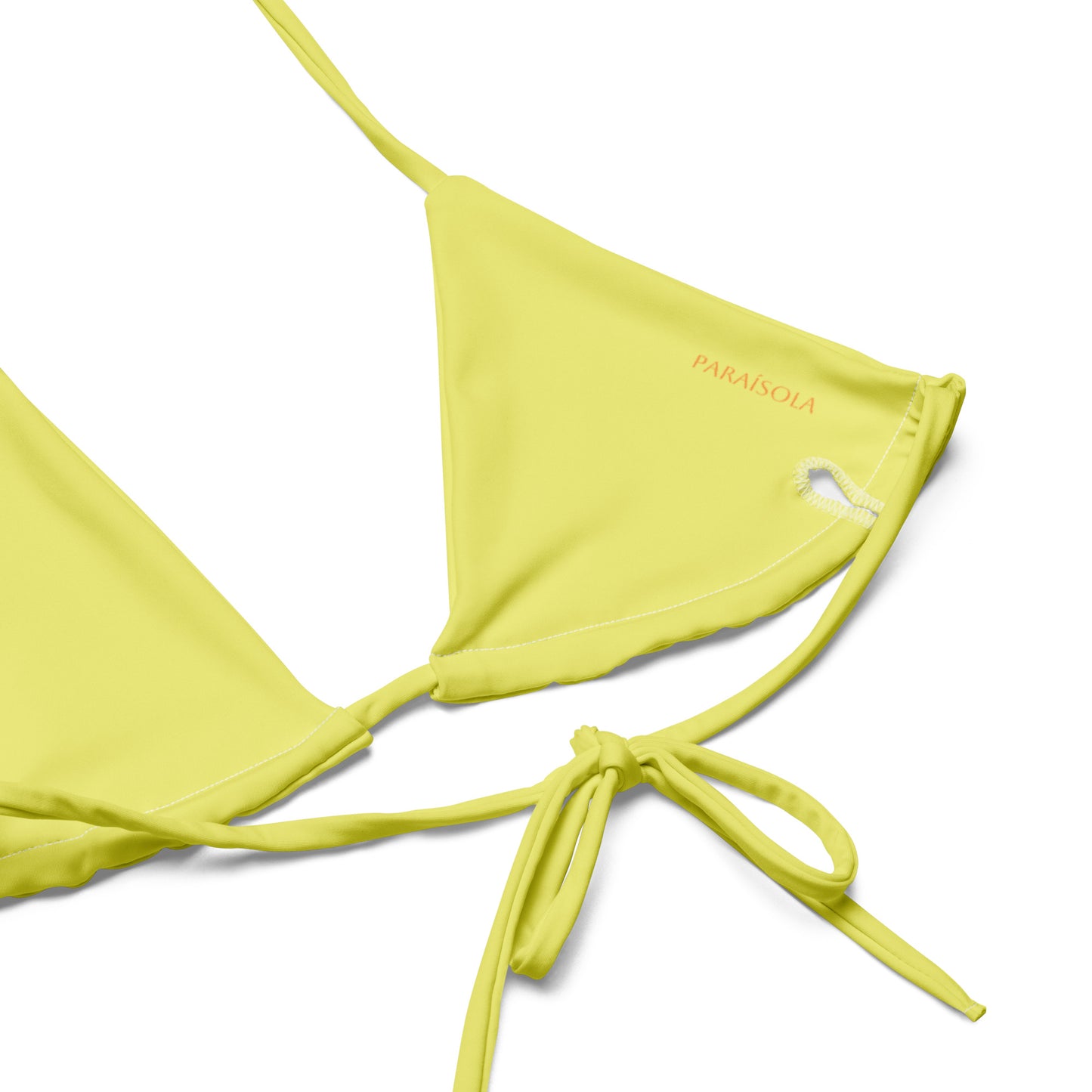 Tie-front-and-tie-side bikini-tropical-yellow-pink-hibiscus