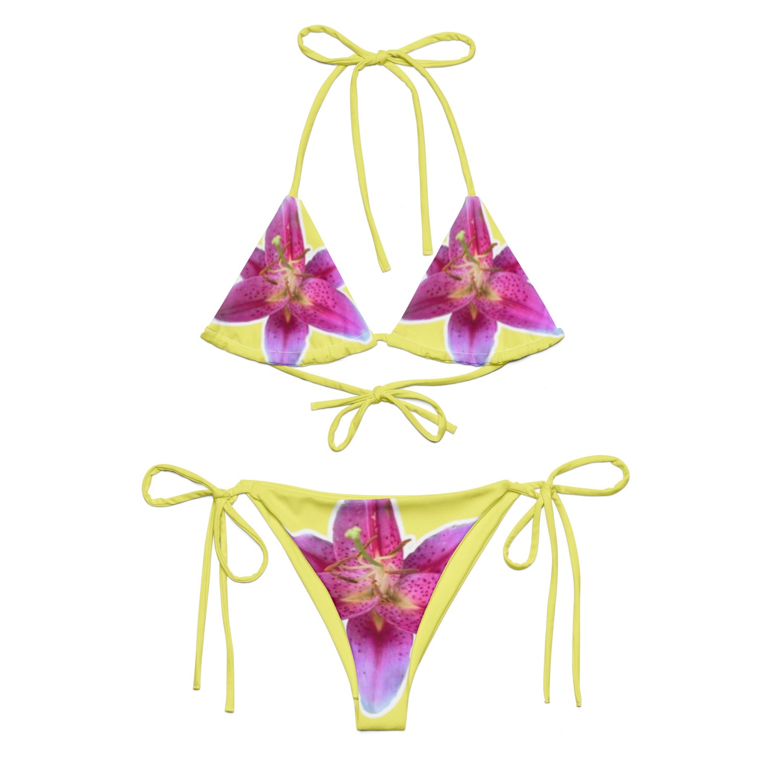 Flower Bloom - Tie Back Bikini