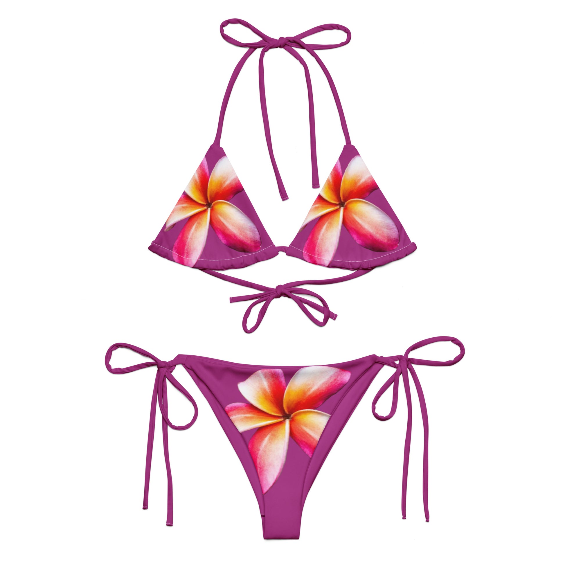 tie-back-bikini-tropical-plumeria-orange-purple-pink-print-flattering